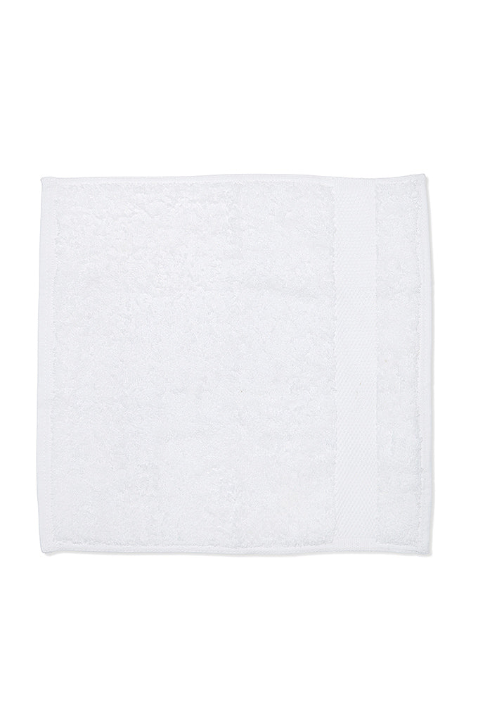 2 Pack White Luxury Organic Cotton Face Towel