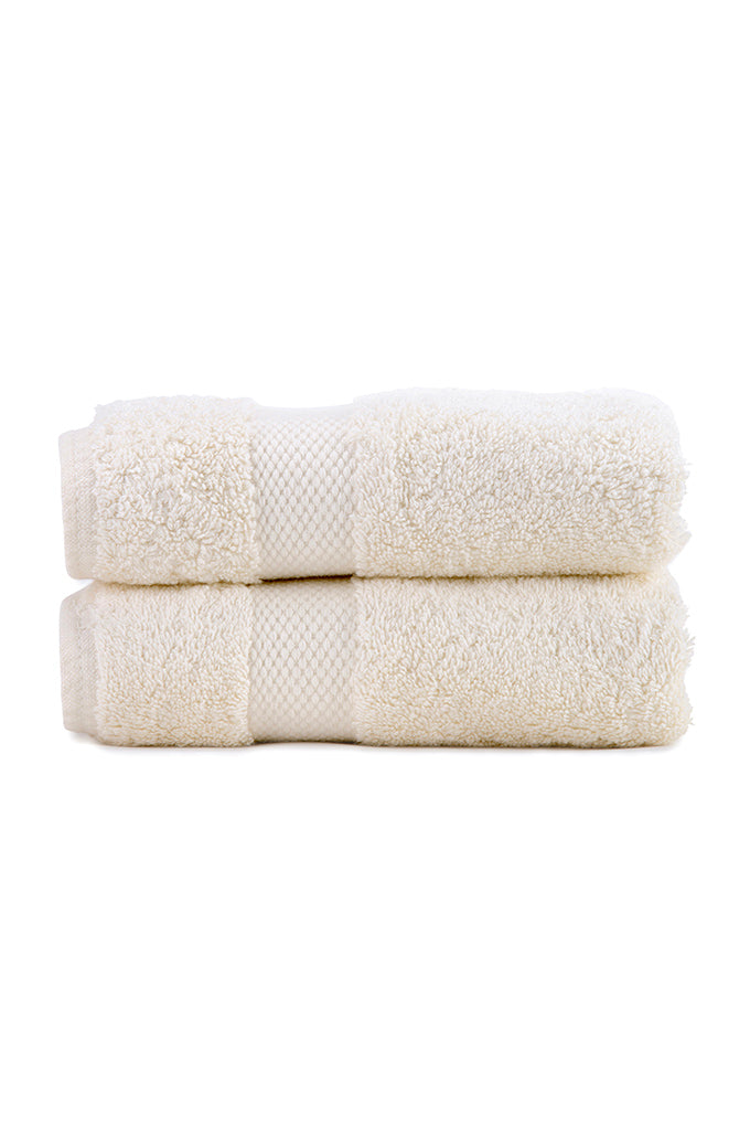 2 Pack Natural Luxury Organic Cotton Hand Towel COTTSBURY