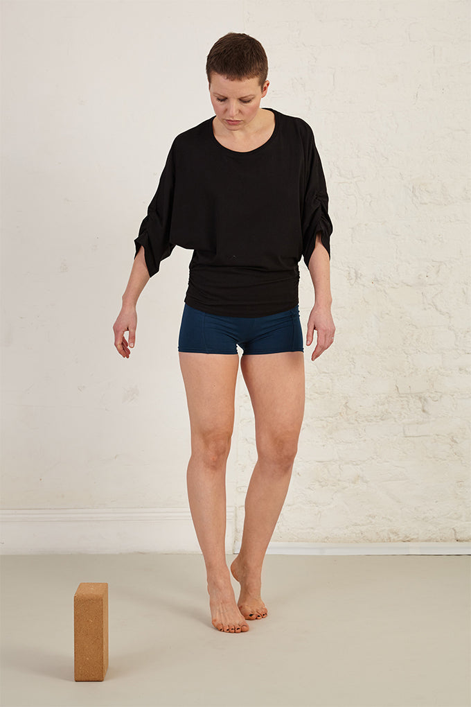Rouched Sleeve Organic Cotton Jersey Top