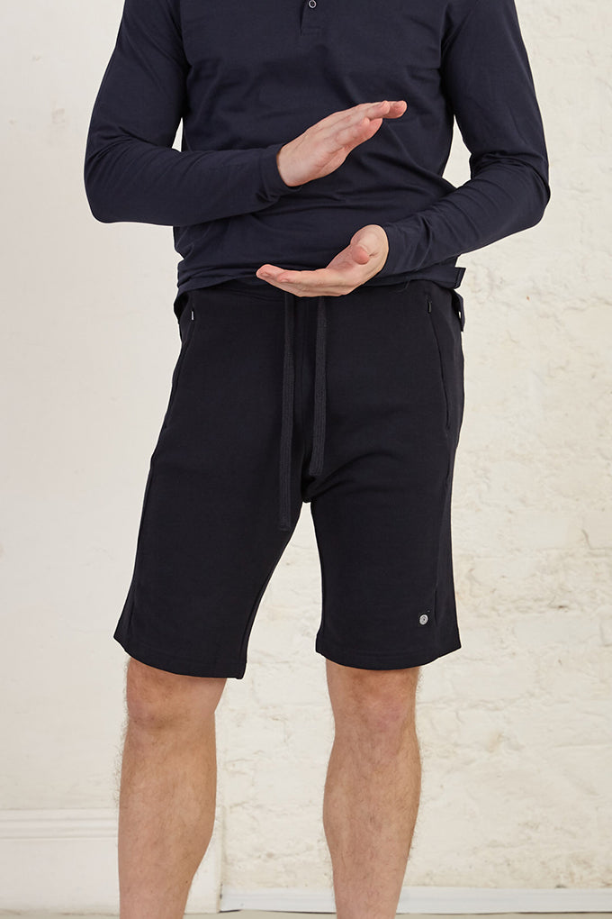 Relaxed Fit Organic Cotton French Terry Training Shorts