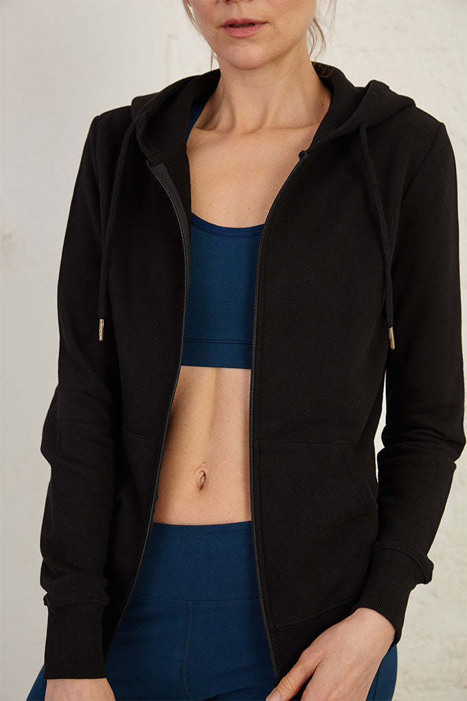 Zip-Up Classic Organic Cotton French Terry Hoodie