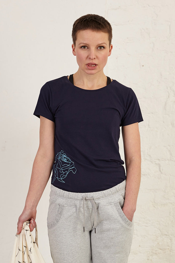 Pleated Pocket Detail Full Length Organic Cotton French Terry Joggers