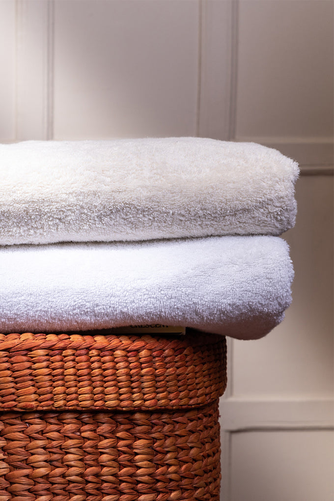 White Luxury Organic Cotton Bath Sheet
