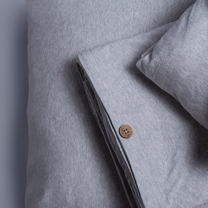 Grey Jersey Bedding: The Neutral Choice for a Modern Bedroom Look