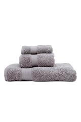 Mineral Grey Luxury Organic Cotton Bath, Hand and Face Towel Set (Sample)