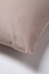 TAUPE PILLOW CASE CLOSE-UP COTTSBURY