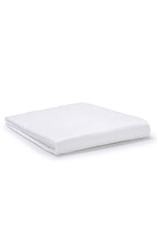 White Classic Organic Cotton Sateen Weave Fitted Sheet