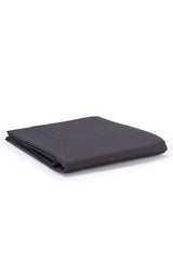 Dark Slate Classic Organic Cotton Sateen Weave Flat Sheet