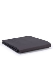 Dark Slate Classic Organic Cotton Sateen Weave Fitted Sheet