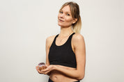 Organic Cotton Medium Support Bra — Black