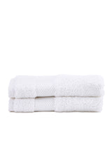 2 Pack White Luxury Organic Cotton Face Towel