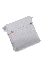 Grey Melange Organic Cotton Jersey Bedding Set- COTTSBURY