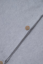 Grey Melange Organic Cotton Jersey Bedding Set