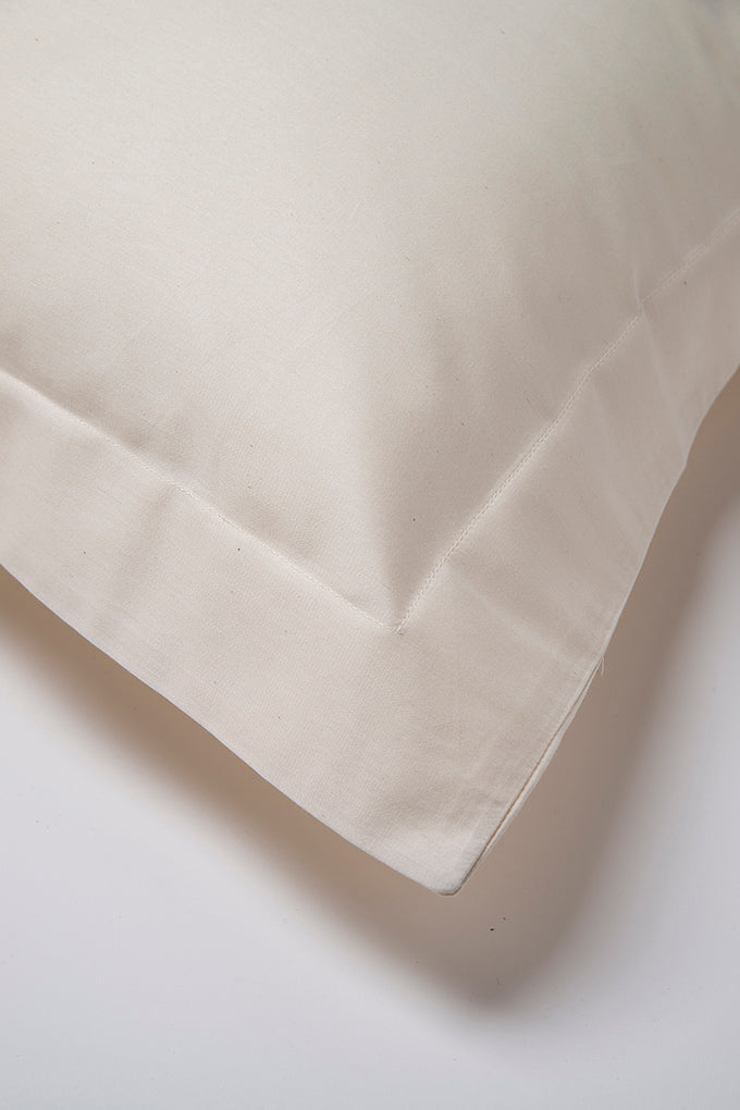 OXFORD NATURAL PILLOW CASE CLOSE-UP COTTSBURY
