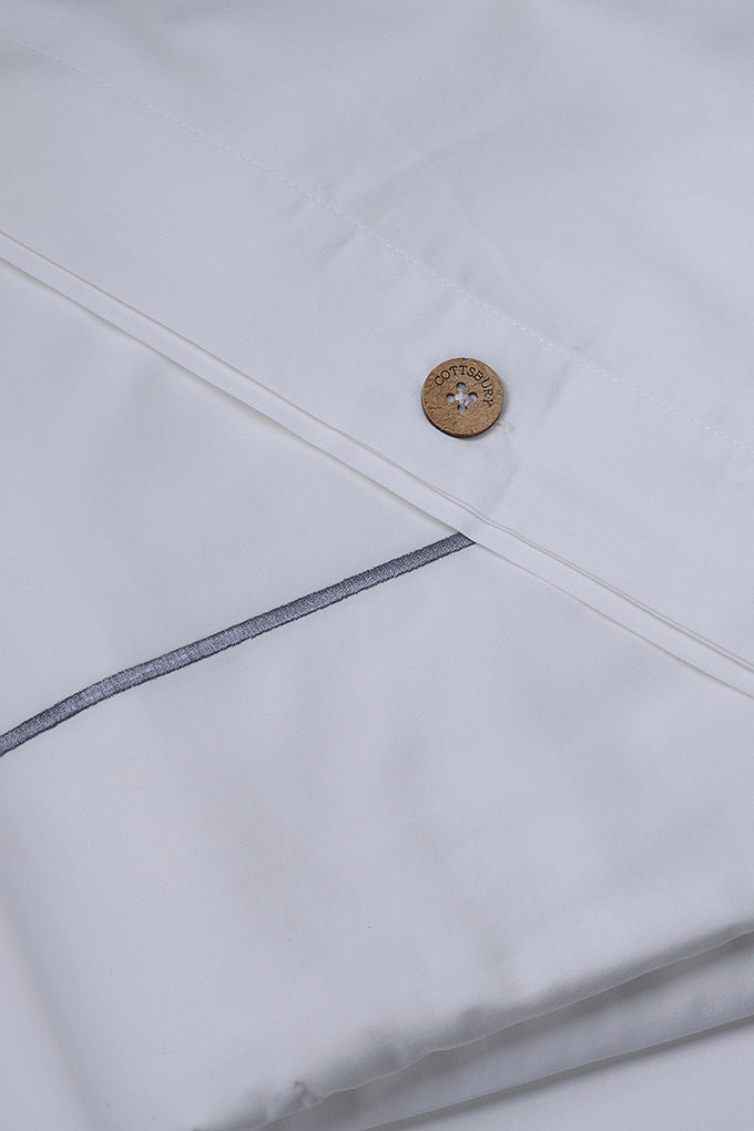 WHITE GREY MARROW BEDSET