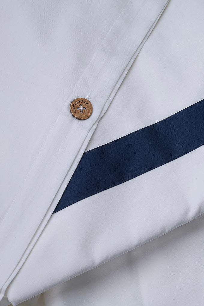 WHITE NAVY SINGLE BAND BEDSET