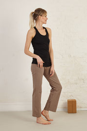 Cut-Out Strap Organic Cotton Jersey Tank Top