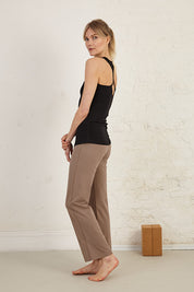 Cut-Out Strap Organic Cotton Jersey Tank Top