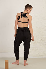 Harem Style Full Length Organic Cotton Jersey Trouser