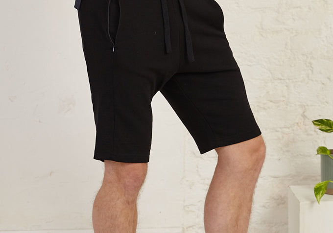 Relaxed Fit Organic Cotton French Terry Training Shorts