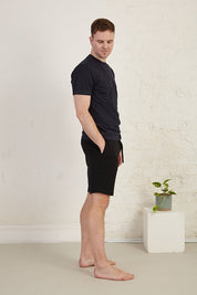 Relaxed Fit Organic Cotton French Terry Jogger Shorts