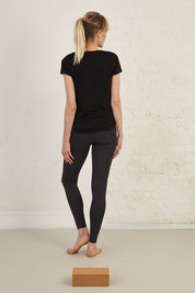 Rose Print Slim Fit Organic Cotton Jersey T-Shirt