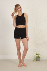 Short Organic Cotton Spandex Jersey Legging Shorts