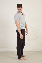 Tapered Leg Full Length Organic Cotton French Terry Joggers