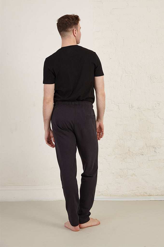 Tapered Leg Full Length Organic Cotton French Terry Joggers