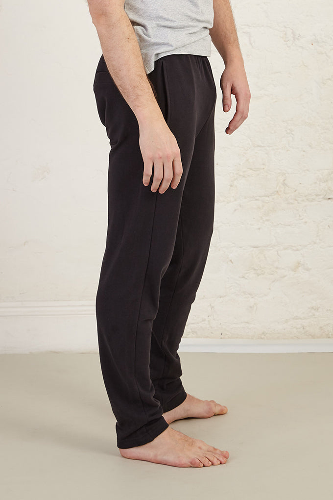 Tapered Leg Full Length Organic Cotton French Terry Joggers