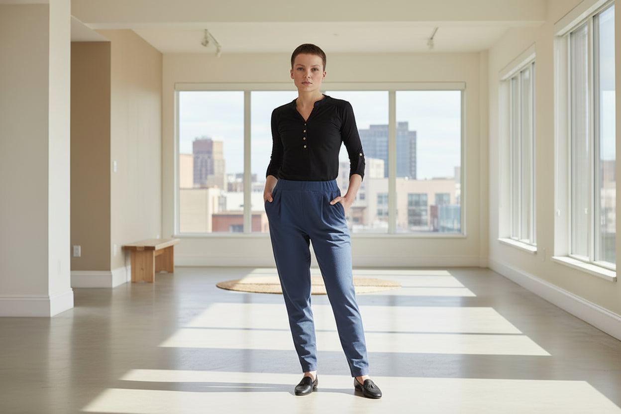 Ultimate Ankle Length Organic Cotton Jersey Lounge Pants