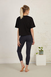 Boxy Slightly Cropped Organic Cotton Jersey T-Shirt