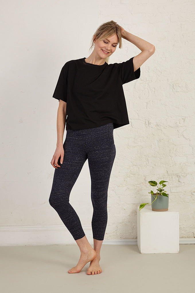 Boxy Slightly Cropped Organic Cotton Jersey T-Shirt