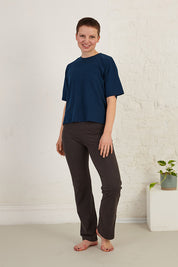 Boxy Slightly Cropped Organic Cotton Jersey T-Shirt