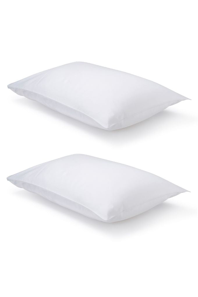 Pair Classic Organic Cotton Sateen Weave Pillowcases
