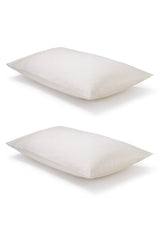 Pair of Natural Classic Organic Cotton Sateen Weave Pillowcases