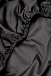 Dark Slate Classic Organic Cotton Sateen Weave Bedding Set
