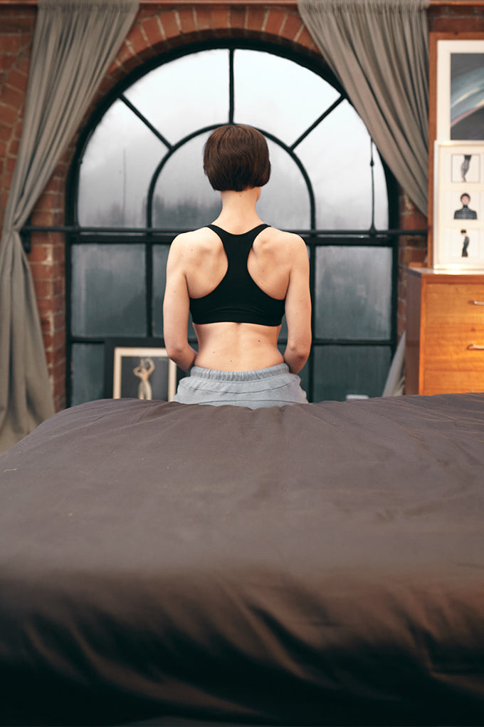 Dark Slate Classic Organic Cotton Sateen Weave Bedding Set