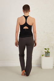 Full Length Organic Cotton Spandex Jersey Yoga Pants