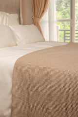 Dune Organic Cotton Waffle Weave Blanket