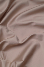 Warm Taupe Classic Organic Cotton Sateen Weave Flat Sheet