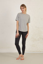 Layering High Low Organic Cotton Jersey T-Shirt