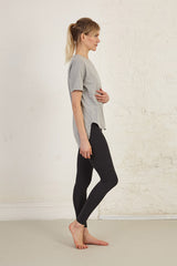 Layering High Low Organic Cotton Jersey T-Shirt