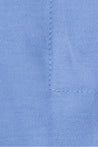 Mid Blue Classic Organic Cotton Sateen Weave Flat Sheet