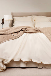 Natural Classic Organic Cotton Sateen Weave Bedding Set