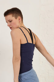 Classic Slim Fit Organic Cotton Jersey Cami Top