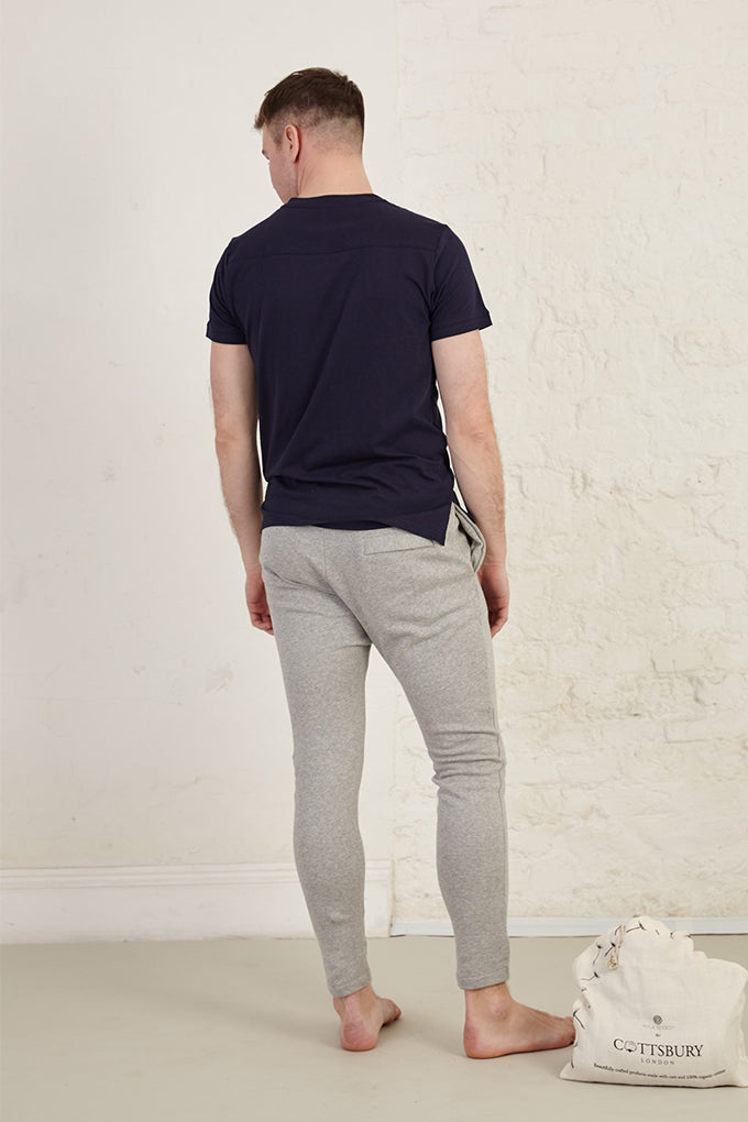 Henley Regular Fit Organic Cotton Jersey T-Shirt