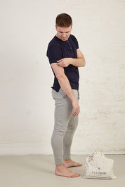 Henley Regular Fit Organic Cotton Jersey T-Shirt