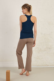 Longline Racerback Organic Cotton Jersey Tank Top