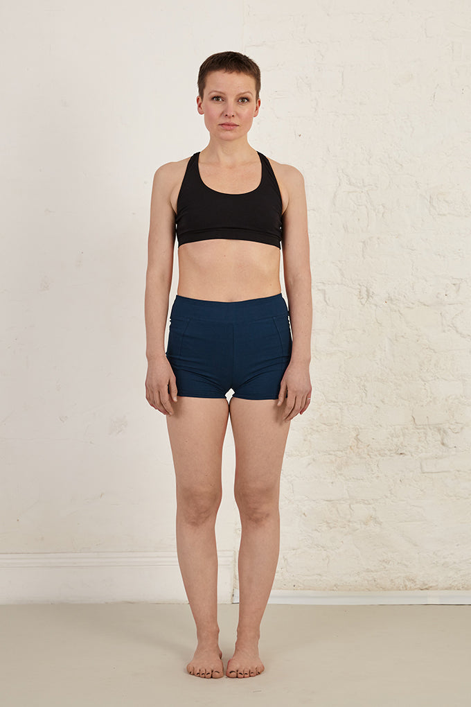 Short Organic Cotton Spandex Jersey Legging Shorts
